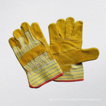Gold Cow Split Couro Patched Palm Glove-3057.08